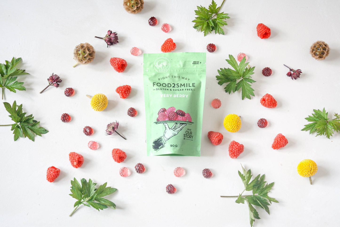 Zuckerfreier Zuckerbeerengeschmack | Very Berry 8x90 Gramm