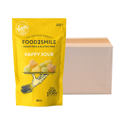 Zuckerfreie saure Bonbons | Happy Sour 8x85 Gramm